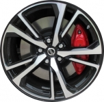 ALY62768HH Nissan 370Z Wheel/Rim Black Machined #D0C006GG3B