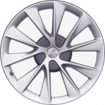 ALYTESS21RU20 Tesla Model S Wheel/Rim Silver Painted