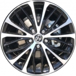 ALY75221U45 Toyota Camry Wheel/Rim Black Machined #4261106E10