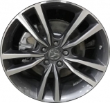 ALY71854U10 Acura TLX Wheel/Rim Grey Machined #42700TZ3A91