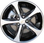ALY5831U46/5687 Chevrolet Equinox Wheel/Rim Black Machined #23413297