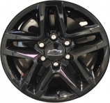 ALY5911 Chevrolet Silverado 1500 Wheel/Rim Black Painted #23376218