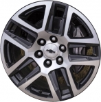 ALY5913U30 Chevrolet Colorado, Silverado 1500 Wheel/Rim Charcoal Machined #23376225