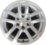 ALY5912 Chevrolet Silverado, Suburban, Tahoe Wheel/Rim Silver Painted #23376217