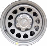 STL8130 Chevrolet Colorado, Silverado, GMC Sierra 1500 Wheel/Rim Steel Silver #84440191