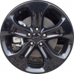 ALY9190A45/9208 Jeep Compass Wheel/Rim Black Painted #5VC27DX8AA
