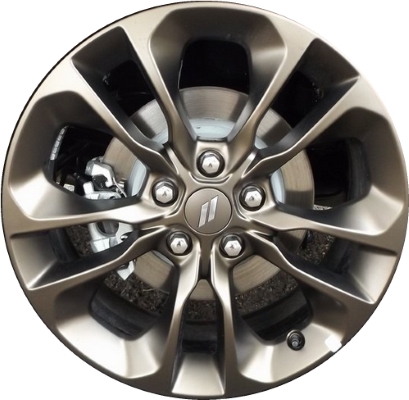 Dodge Durango 2019-2020 powder coat bronze 20x8 aluminum wheels or rims. Hollander part number ALY2659U55, OEM part number 6QP26NTSAA.