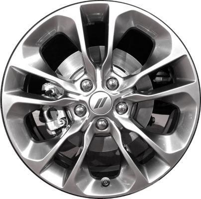 Dodge Durango 2019-2020 powder coat smoked hyper 20x8 aluminum wheels or rims. Hollander part number ALY2659U20/2660, OEM part number 6QP26DD5AA.