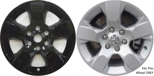 IMP-435BLK/8237GB Dodge Ram 1500 Black Wheel Skins (Hubcaps/Wheelcovers) 18 Inch Set