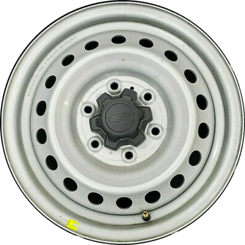 Ford Bronco 2021-2024, Ranger 2019-2023 powder coat silver 16x7 steel wheels or rims. Hollander part number STL10226, OEM part number KB3Z1015A.