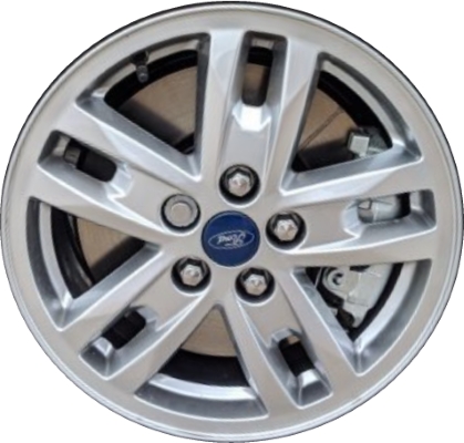 Ford Transit Connect 2019-2023 powder coat silver 16x6.5 aluminum wheels or rims. Hollander part number ALY10237, OEM part number KT1Z1007C.