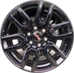 ALY5914U45/5918 GMC Sierra 1500 Wheel/Rim Black Painted #23376226