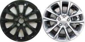 IMP-7919GB Jeep Cherokee Black Wheel Skins (Hubcaps/Wheelcovers) 17 Inch Set