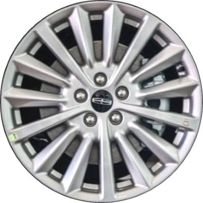 Lincoln MKC 2019 powder coat silver 18x8 aluminum wheels or rims. Hollander part number ALY10210, OEM part number KS7Z1007E.