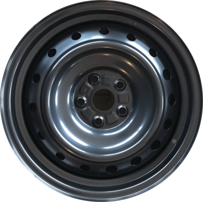 Subaru Forester 2019-2024 powder coat black 17x7 steel wheels or rims. Hollander part number STL68867, OEM part number 28111SJ000.