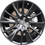 ALY75215U46 Toyota Highlander Wheel/Rim Black Painted