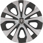 H61188U30 Toyota Corolla, Prius, Prime OEM Charcoal/Silver Hubcap/Wheelcover 15 Inch #4260247261