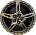 ALY14008U55 Chevrolet Corvette Wheel/Rim Pewter Painted #23417377