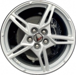 ALY14008U20 Chevrolet Corvette Wheel/Rim Silver Painted #84785088