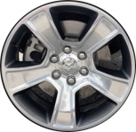 ALY2676U90 Dodge Ram 1500 Wheel/Rim Charcoal Polished #5YD551STAA