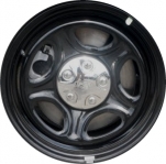 STL10274 Ford Explorer Police Interceptor Wheel/Rim Steel Black #LB5Z1015B