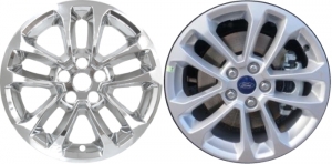 IMP-462X/7200PC Ford Escape Chrome Wheel Skins (Hubcaps/Wheelcovers) 17 Inch Set