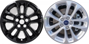 IMP-462BLK/7200GB Ford Escape Black Wheel Skins (Hubcaps/Wheelcovers) 17 Inch Set