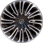 ALY10242 Lincoln Aviator Wheel/Rim Black Machined #LC5Z1007G