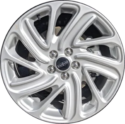 Lincoln Corsair 2020-2024 powder coat silver 18x7.5 aluminum wheels or rims. Hollander part number ALY10246, OEM part number LJ7Z-1007-A.