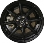 ALY64965U45 Mazda MX-5 Miata Wheel/Rim Black Painted #9965L26560