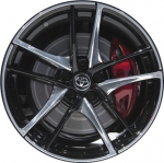 ALY75257U90 Toyota GR Supra Wheel/Rim Black Polished #42611WAA04