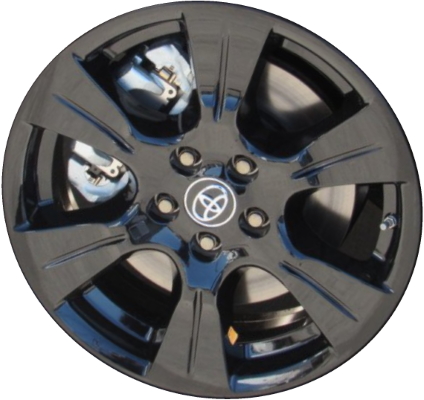 Toyota Sienna 2020 powder coat black 18x7 aluminum wheels or rims. Hollander part number ALY75237U45, OEM part number Not Yet Known.