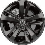 ALY10402U45 Acura TLX Wheel/Rim Black Painted #08W19TGV200