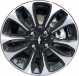 ALY5975U45/14033 Chevrolet Spark Wheel/Rim Black Machined #42697752