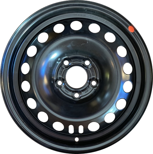 Chevrolet Trailblazer 2021-2022 powder coat black 16x7 steel wheels or rims. Hollander part number STL14037, OEM part number 42481737.