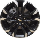 ALY14038U45 Chevrolet Trailblazer Wheel/Rim Black Machined #60004440