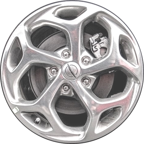 Chrysler Pacifica 2021-2024 polished 18x7.5 aluminum wheels or rims. Hollander part number ALY2017A80/95053, OEM part number 6TR02AAAAA.