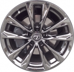 ALY74397 Lexus IS300, IS350 Wheel/Rim Black Chrome #4261153690