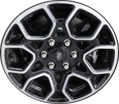 ALY10340U45 Ford F-150 Wheel/Rim Black Machined #ML3Z1007BA