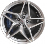 ALY5930U20/5933 Chevrolet Corvette Wheel/Rim Silver #23249229