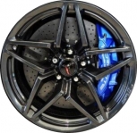 ALY5930U45/5932 Chevrolet Corvette Wheel/Rim Black #23249231