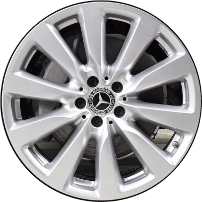 Mercedes-Benz GLC300 2020-2022, GLC350e 2020-2021 powder coat silver 19x8 aluminum wheels or rims. Hollander part number 85798, OEM part number 25340109007X45.