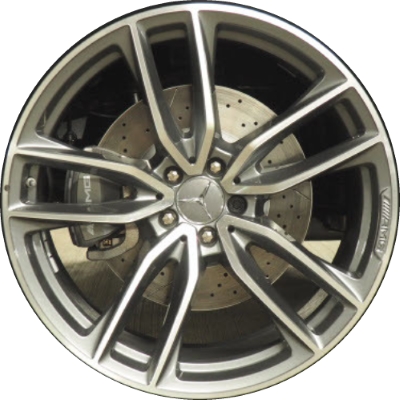 Mercedes-Benz GLC63 2019 multiple finish options 21x9.5 aluminum wheels or rims. Hollander part number ALY85646U/8564, OEM part number 25340138007X36, 25340138007X21.