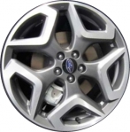 ALY68857U35 Subaru Crosstrek Wheel/Rim Grey Machined #28111FL250