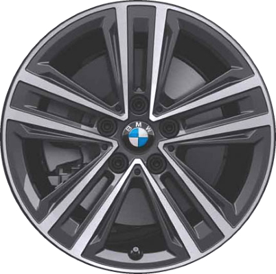 ALY86579 BMW 228i, M235i Wheel/Rim Charcoal Machined #36116884022