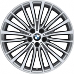 ALY86424 BMW 840i, M850i Wheel/Rim Grey Machined #36116884204