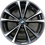 ALY86421 BMW 840i, M850i Wheel/Rim Charcoal Machined #36116884208