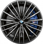 ALY86431 BMW 840i, M850i Wheel/Rim Charcoal Machined #36118072026