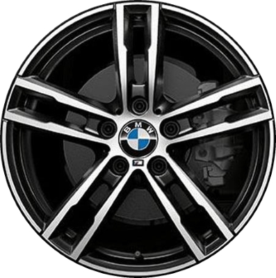 BMW 230i 2020-2021, M240i 2020-2021 multiple finish options 18x7.5 aluminum wheels or rims. Hollander part number 86512U, OEM part number 36118745164, 36118009701, 36118074185.