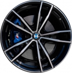 ALY86496U BMW 230i, 330e, 330i, 430i, M240i, M340i, M440i Wheel/Rim Black #36118090094